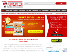 Tablet Screenshot of penjualweb.com